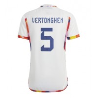 Fotbalové Dres Belgie Jan Vertonghen #5 Venkovní MS 2022 Krátký Rukáv